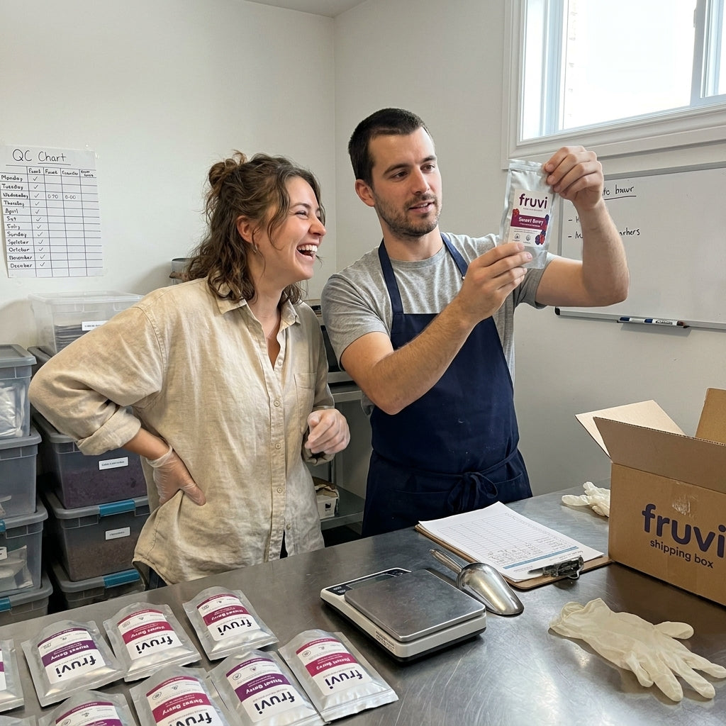Paul, fruvi founder, in our Boucherville facility